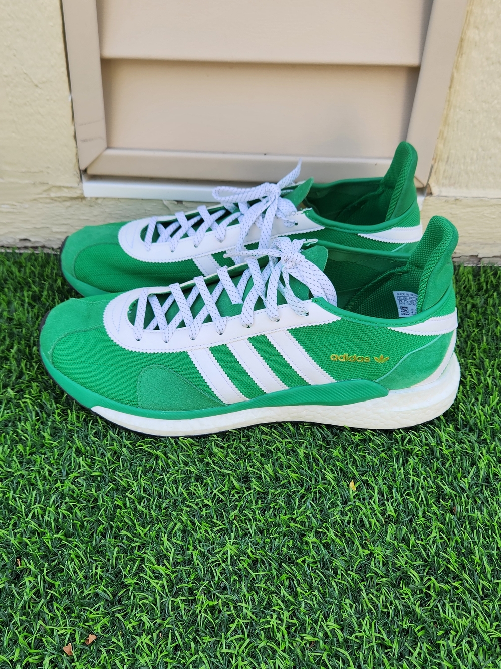 Adidas Human Made x Tokio Solar HM Green FZ0550 Men’s Size 12 - Picture 4 of 6